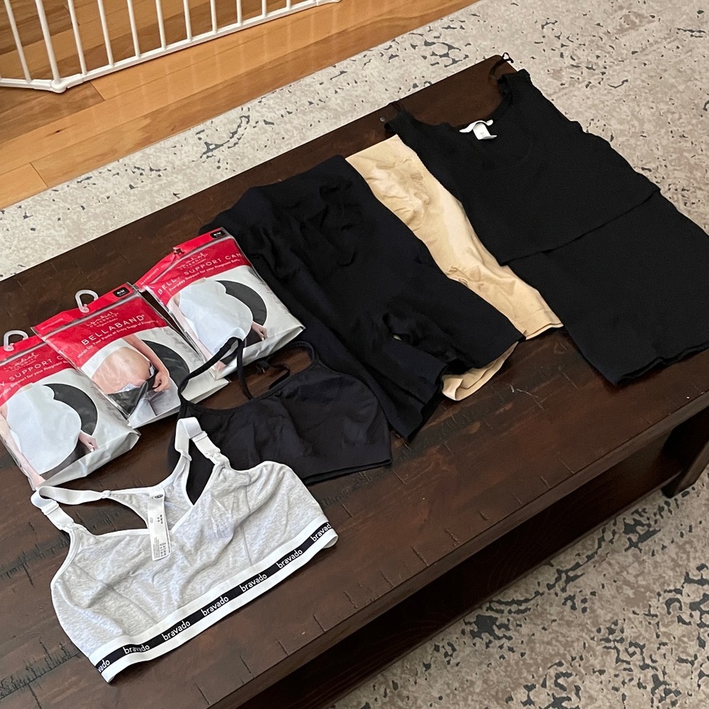 Women's Intimates Set - Black, Cream, Gray